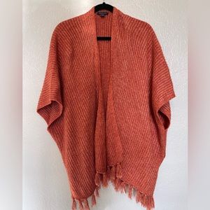 AMERICAN EAGLE FRINGE SWEATER DUSTER, ONE SIZE FITS ALL
